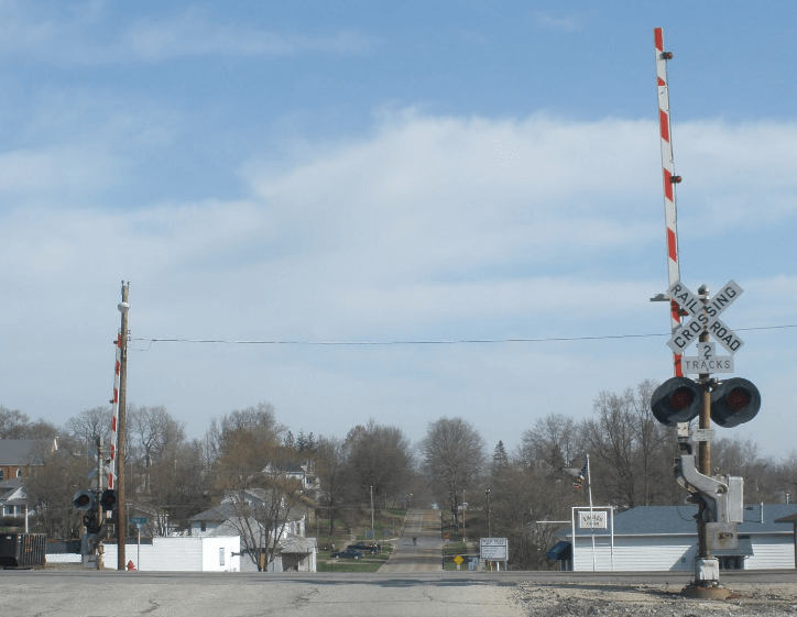 Railroad-gate-crossing