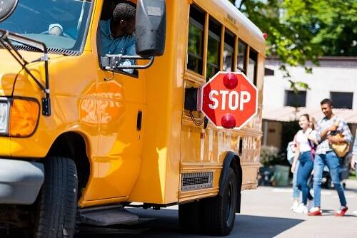 School-Bus-stopped School-Bus-stopped