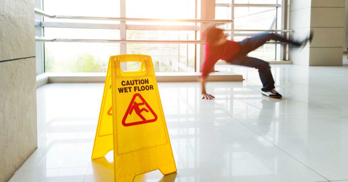 Slip-and-fall accident in Indiana