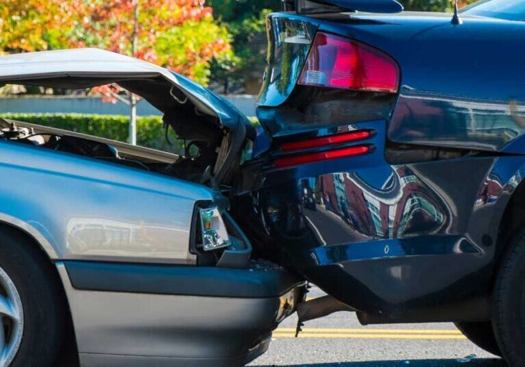 Rear-end a car