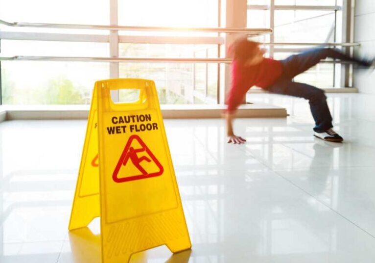 Slip-and-fall accident in Indiana